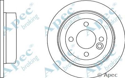 APEC BRAKING dsk2849 -  Тормозной диск